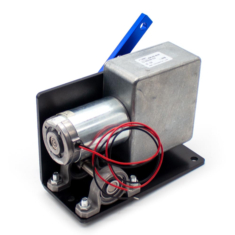 Actuador de Motor Oscilante Alternativo de Bricolaje, Velocidad Ajustable, con Fuente de Alimentación y Regulador (24V 3RPM)