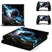 Produktbild DOTBUY PS4 Skin Aufkleber Sticker Design Folie schützende Haut Schale für Sony Playstation 4 Konsole und 2 Dualshock Controller (Dark Earth)