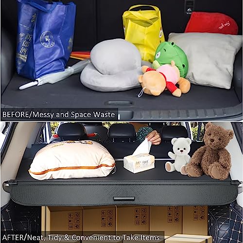 URLWALL Trunk Cargo Cover for Honda CR-V 2023, Upgraded Retractable Rear Trunk Security Cover Shield Shade, Cargo Privacy Screen Trunk Luggage Shielding Cover for 2023 All New 6th Gen Honda CRV - Thumbnail 4