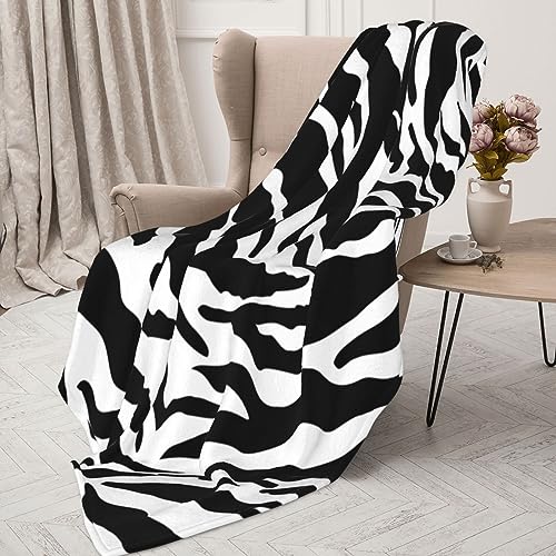 Tuieomse SWNGOAQ6NG-549494026 Zebra Stripes Sherpa Blanket Throw Safari Animals Blankets For Couch & Bed thumb #8