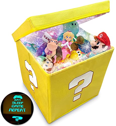 Super Gaming 14 Storage Glowing Box Perfect for Gaming Parties Birthdays - Large