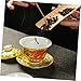 Imagen de POPETPOP Juego De Té Kung Fu Cerámico Con Tapa y Platillo Vajilla De Cerámica Para Té Oolong y Puer Para Hogar Herramienta Profesional