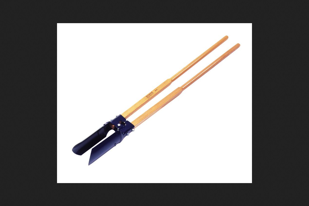 Seymour Jobsite Steel 5-1/2 in. W x 53 in. L Atlas Pattern Post Hole Digger Wood