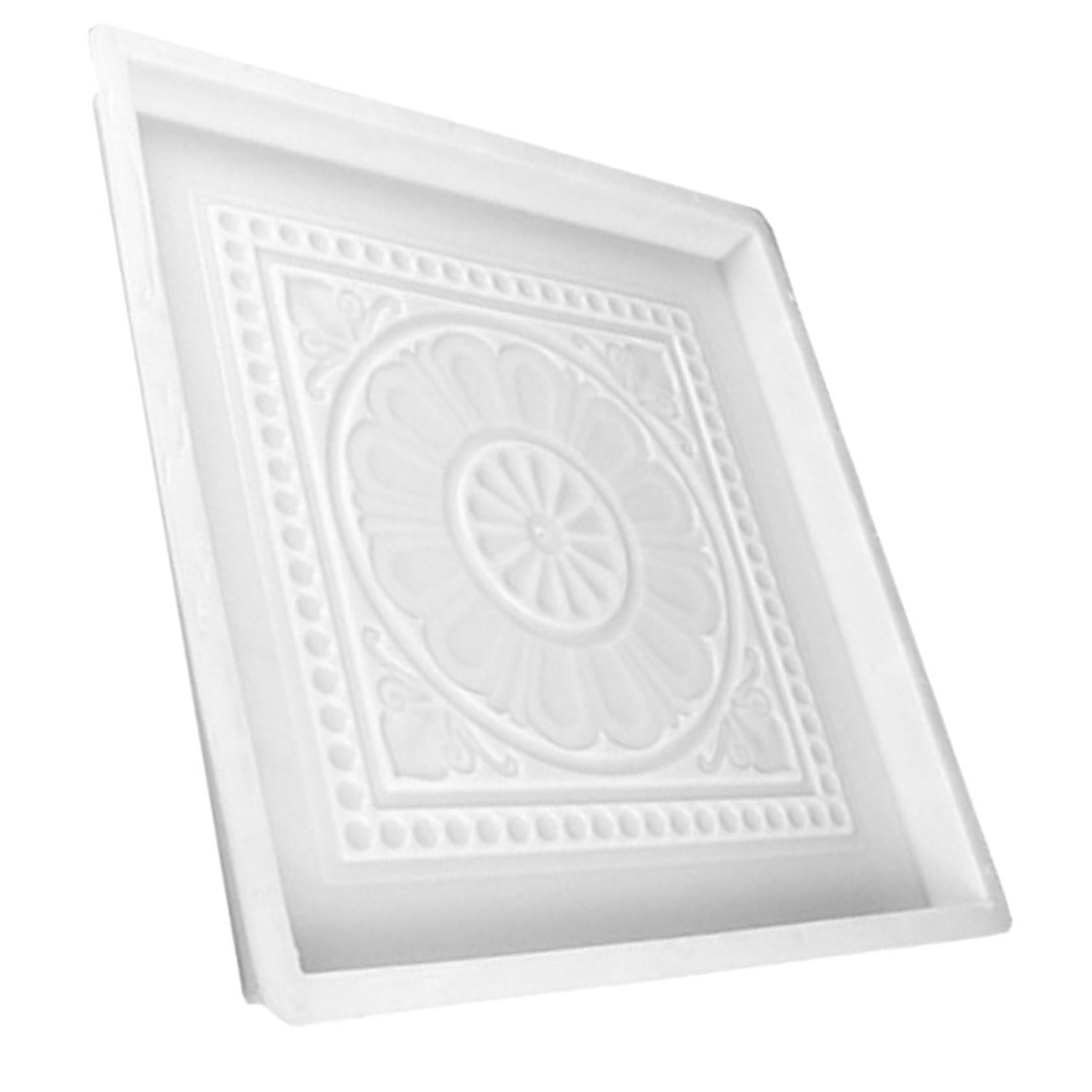 Molde para hacer ladrillos de hormigón WOONEKY 40x40 cm para pavimento de jardín