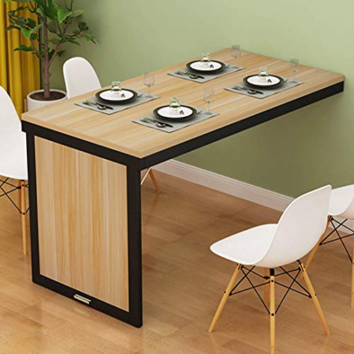 Mesa Rebatível Montada na Parede,Bar Bancada de Estudo Dobrável Mesa de Jantar Bancada de Estudo Blo