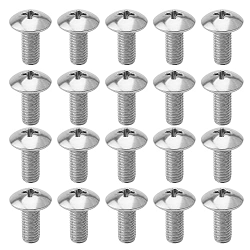 Mromax MRO190908N-0093 M5 X 12Mm Machine Screws Phillips Cross Round Head Screw 304 Stainless Steel Fasteners Bolts30Pcs cover