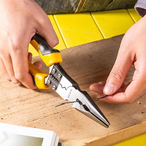 Pince à dénuder multifonctionnelle et coupe-câble pour électricien