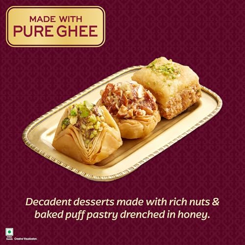 Image of Unibic Swaadesi Assorted Baklava Box | 200 gm| Gift Box (Pack of 3)