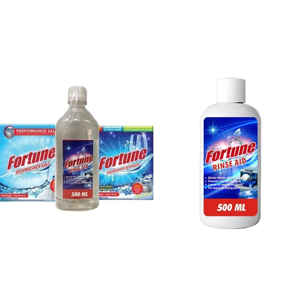 Fortune Combo Pack Dishwasher Starter Kit - 2.5 kg & Fortune Rinse Aid - 500 ml-image-42