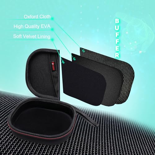 Image of XANAD Hard Case for Bose QuietComfort, QC Ultra, QC 45, QC 35, QC45 SE, QC SE Wireless Noise Cancelling Headphones, Soundcore H30i On-Ear Headphones - Black