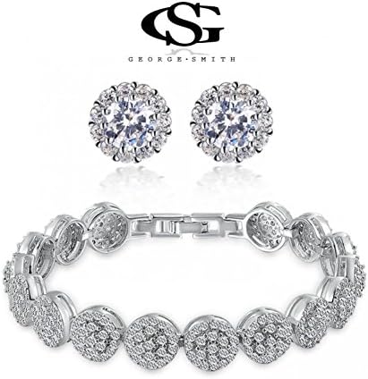 Sweety Girl Jewelry Gift Fashion Crytal Flower Petal Set Gift Girlfriend 100% Hand Made Luxury Jewelry Earringsbracelet 107043