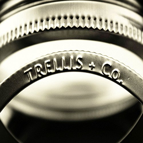 Trellis + Co. 43178-210562 Stamped Stainless Steel Wide Mouth Mason Jar Replacement Rings/Bands/Tops thumb #4