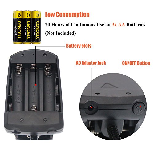 Sumdirect 9 Led Music Stand Light,Adjustable Neck Clip On Book Lights,Usb And Battery Operated For Bookworms, Piano Player, Kids #TOP2