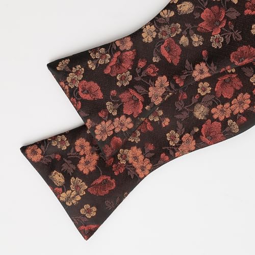 Image of Alizeal Mens 2pcs Floral Bow Tie Set