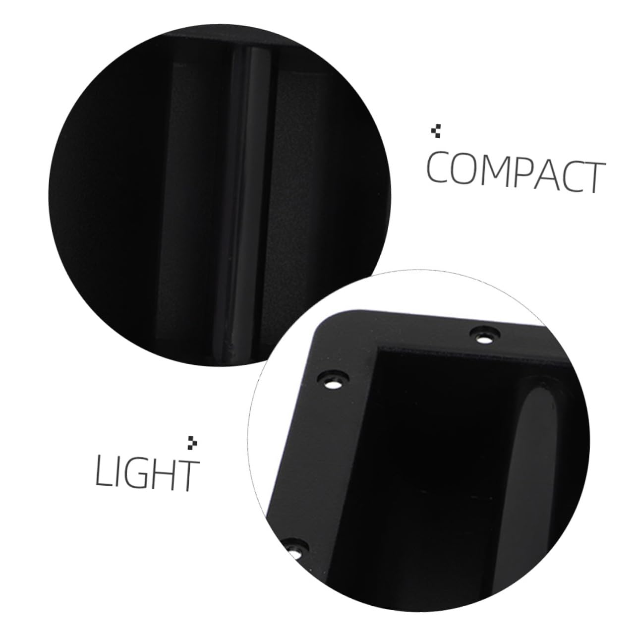 Uonlytech Poignées De Transport D'enceinte en Plastique Lot De 4 Robustes Universelles pour Haut-parleurs Installation Facile Usage Prolongé