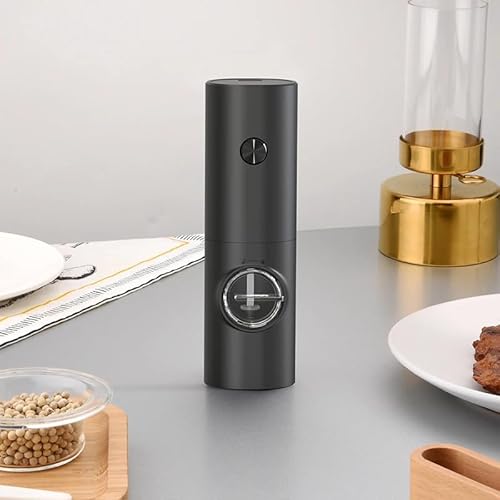 Moedor Elétrico de Sal e Pimenta Premium em Aço Inoxidável - Design Sofisticado e Fácil de Usar