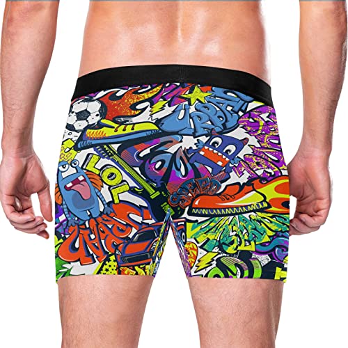 Bóxer para hombre Vnurnrn calzoncillos cómodos para vestir a diario y salir de noche en la ciudad 3