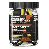 Keeper - 24” Bungee Cord With SST Hooks, 4 Pack - UV And Weather-Resistant
