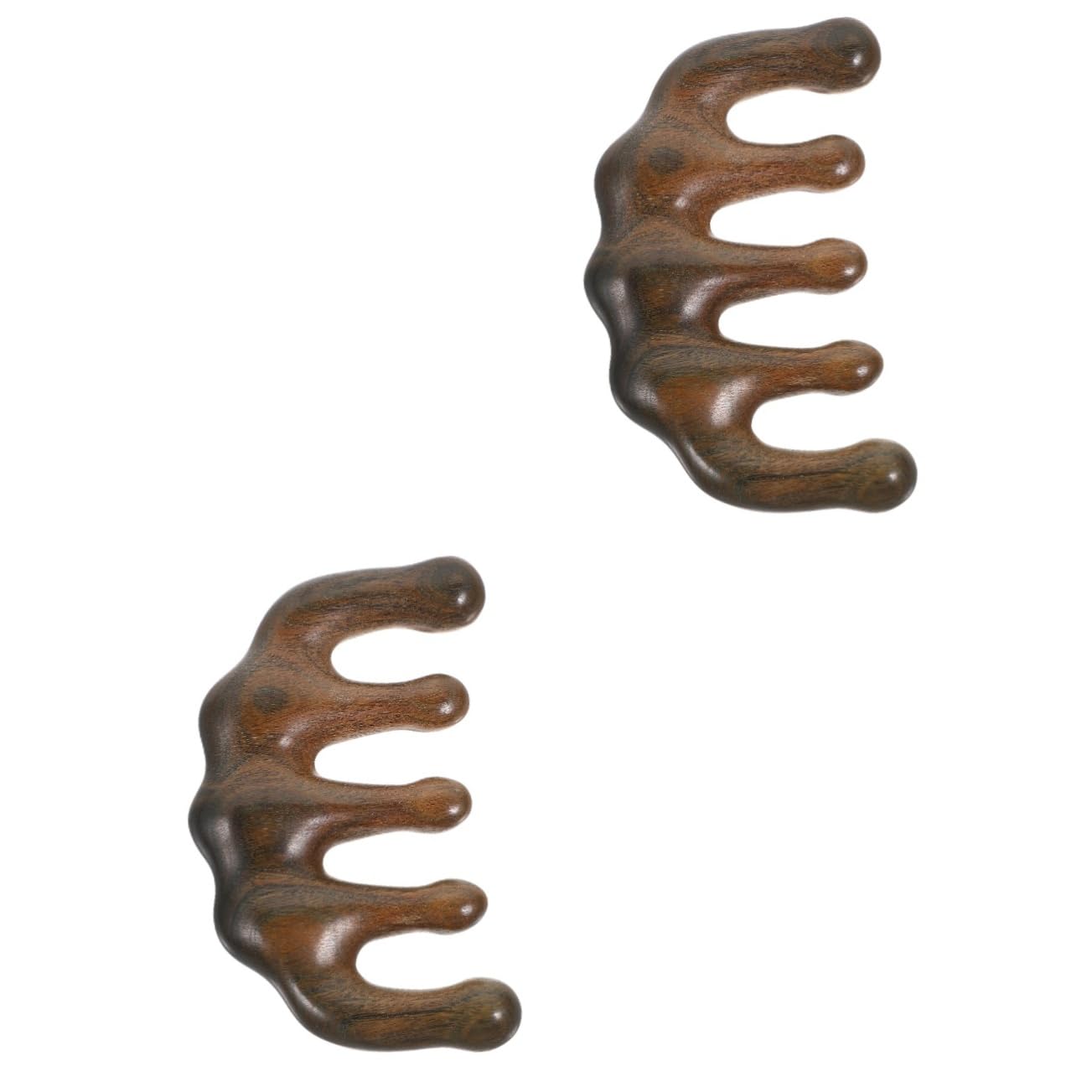 2pezzi Pettine Massaggiatore Per Capelluto e Strumento Design e Finitura Per Comfort Assoluto