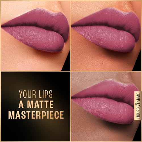Image of LAKME LAKM Lakme Forever Matte Liquid Lip Colour, Long-Lasting Lipstick, Lightweight & Transferproof, Smudgeproof - Pink Punch 5.6ml | 6Ml (Pack of 2)