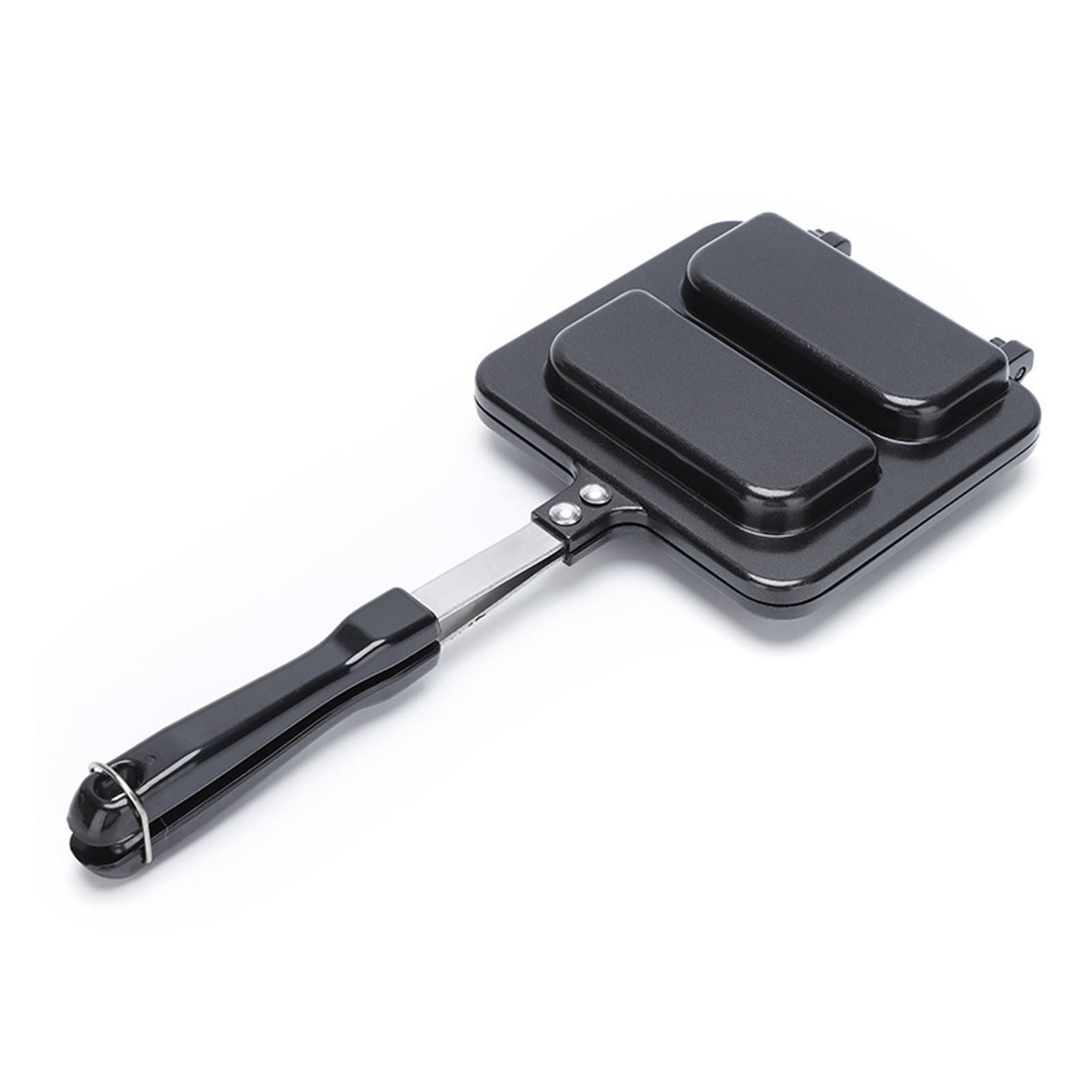 Tsophreniq Portable Nonstick Breakfast Machine Sandwich Pan Double Sided Skillets Breakfast Pancake Foldable Cooking Tray Cooking Tray