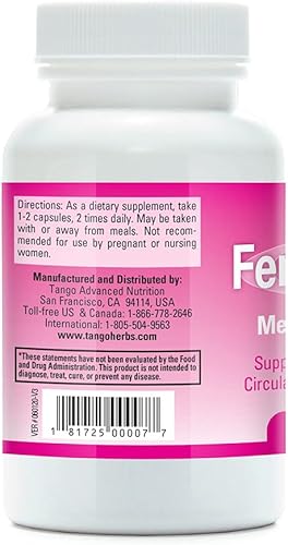Miniatura 3 de FemmePhase Fórmula avanzada de apoyo a la menopausia suplemento herbario totalmente natural para sofocos, calambres, fatiga, sudores nocturnos y