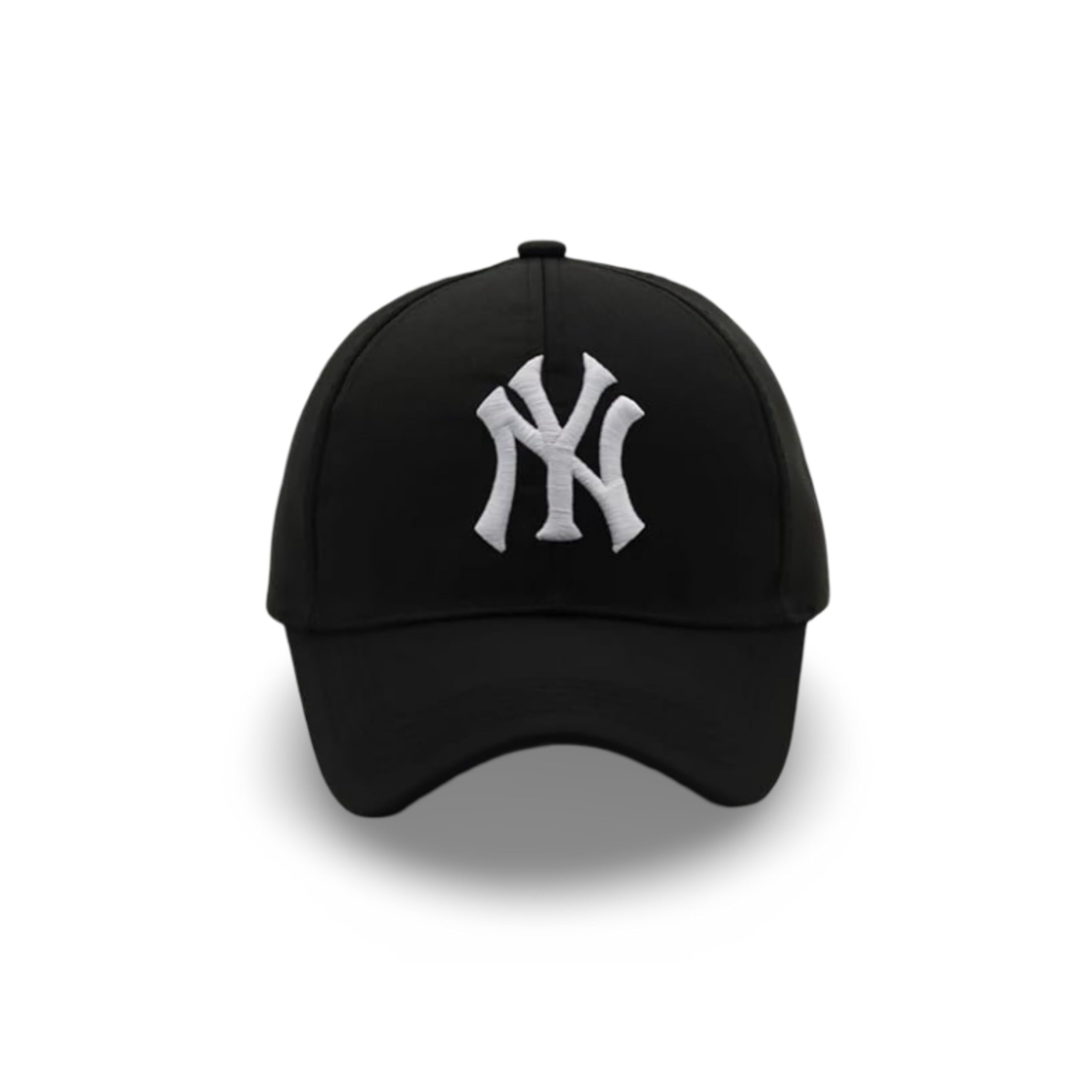 Black NY Embroidered Baseball Cap for Men & Women | Adjustable Strap | Casual Sports Cap-image-24