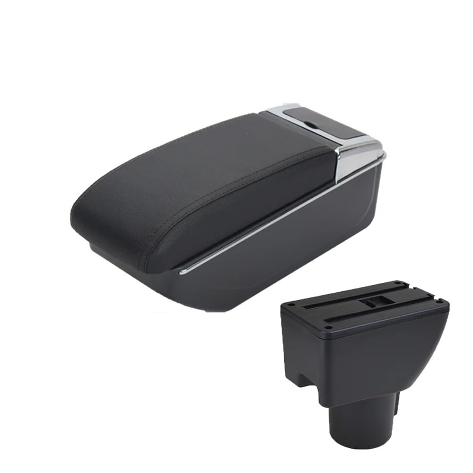 GBGWRMRYX Center Armrest Box For Hyundai For Getz Car Armrest Box Retrofit Parts Dedicated Center Storage Box Accessories Arm Rest(Black Line)