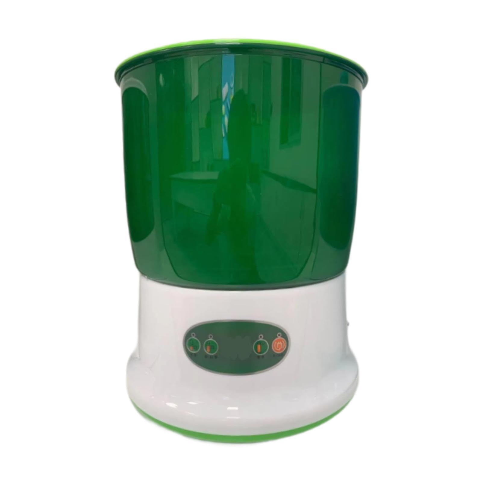 Germinador Automático de Brotes con Función de Aspersión Rotatoria y Placa de Presión Mejorando el Crecimiento Rápido Adecuado para Cocinas, 3 Capas