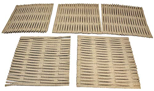 Cardboard Shred Mat - 8x8 Inch by Bonka Bird Toys
