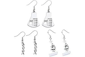 Microscopic Phenomena Earrings: A Scientifically Stylish Adornment