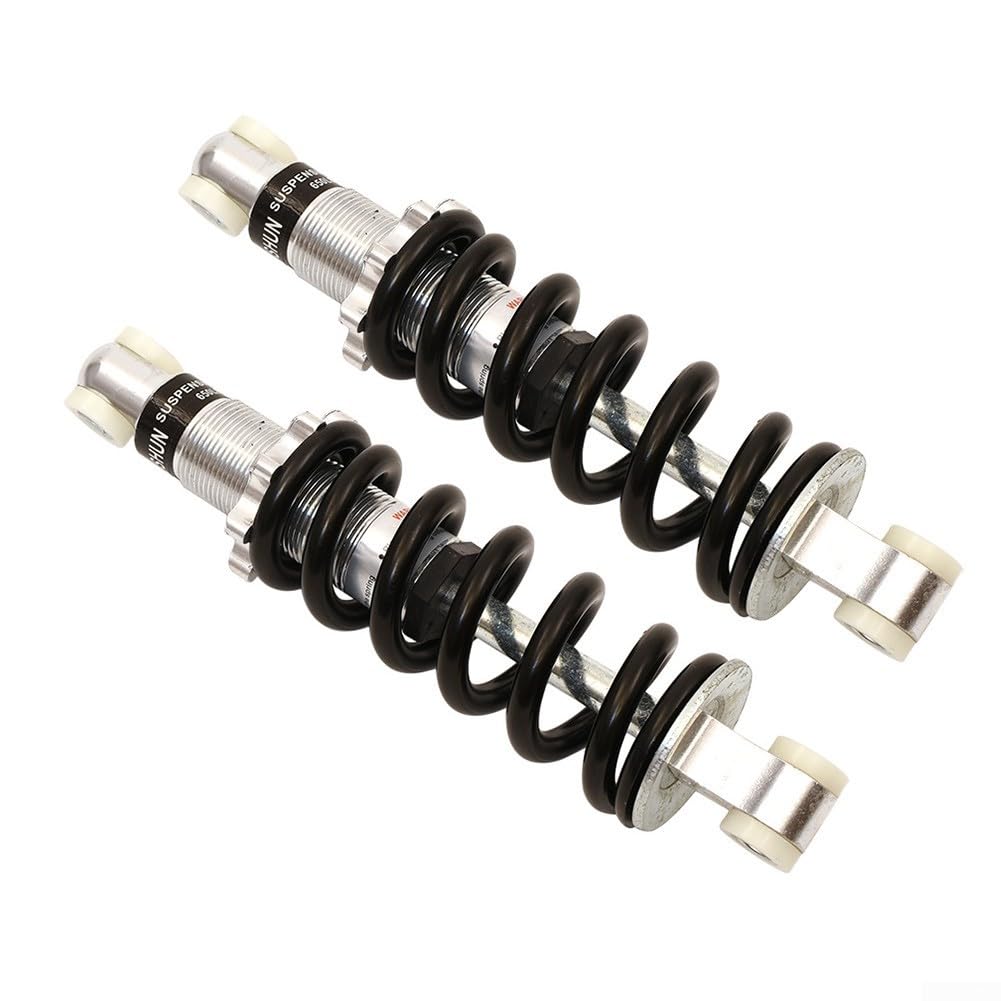 MeevrgR Motorcycle Rear Suspension Shock Absorber 2PCS 190mm Hole Center Spacing 650LB Load Capacity for Scooter Moped For Dirt Bike ATV for QUAD Go Kart