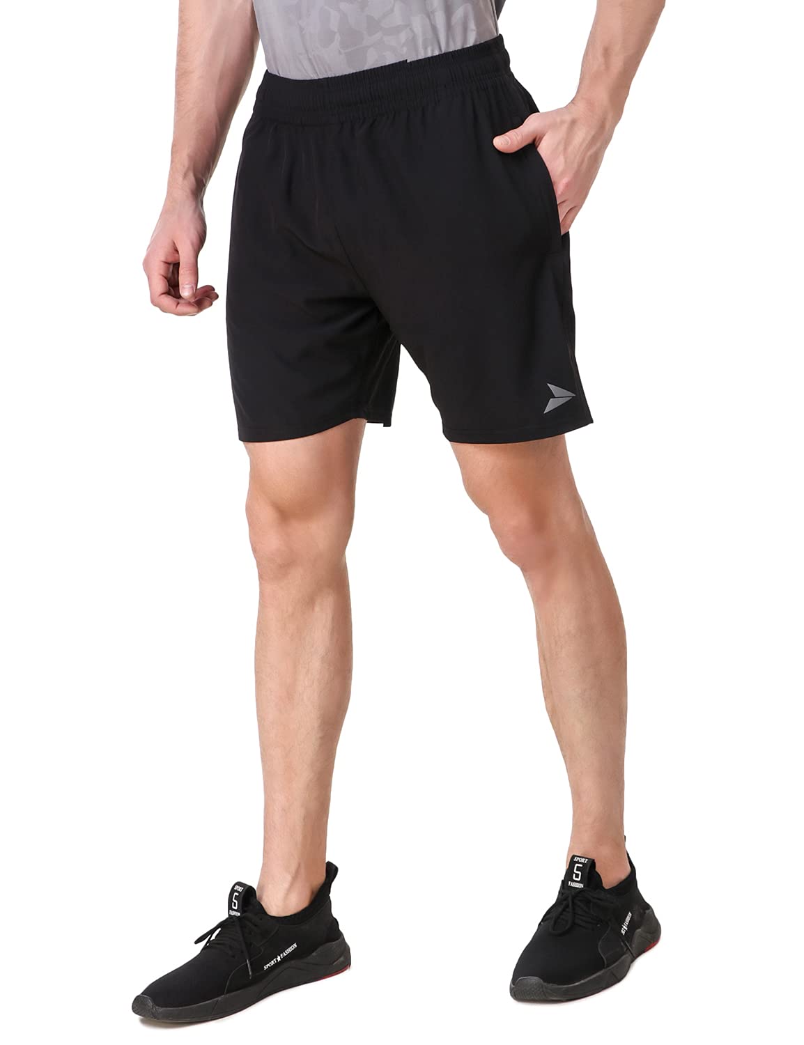 FITINC N.S Lycra Shorts for Men with Zipper Pockets-picture-43