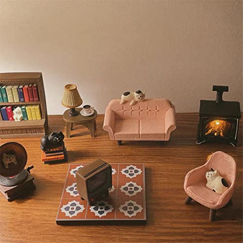 VIONNPPT 1/12 Miniatur Puppenhaus Gartengeräte, Mini Ornament für Garten Wohnzimmer Esszimmer, Puppenhaus Dekor Zubehör… – Bild 6