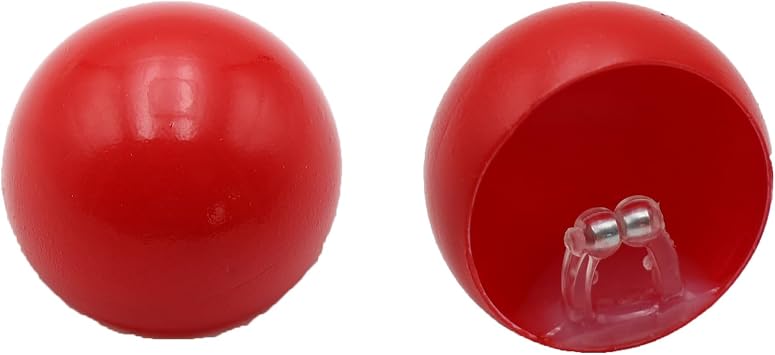Cordless Plastic Red Clown Nose from Juggling for Party Halloween Costume Supplies Christamas 1 Pack