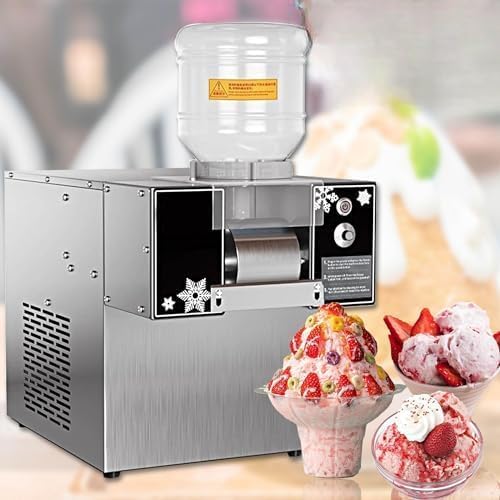 かき氷機、雪氷マシン、氷ピンス機、業務用スノーフレーク製氷機、100v 