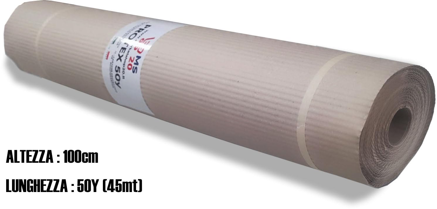 Rotolo Di Copertura Protettiva 1x50 M, Tessuto Non Tessuto Con Rivestimento PE Antiscivolo, 180 G/m²