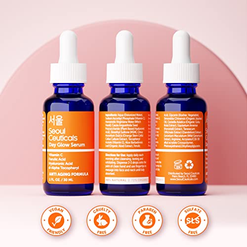 Natural Korean Beauty Routine: Vitamin C Serum and Snail Repair Cream Duo