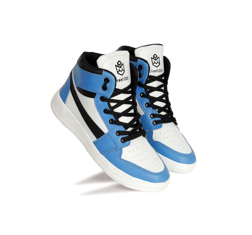 Casual Sneakers Ankle Boot High top Boots for Mens Blue (B0CBWLX3BV) Amazon Price History, Amazon Price Tracker