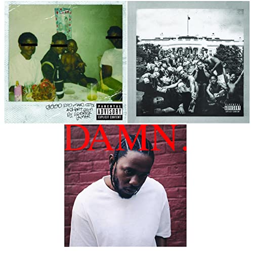 Greates Hits Good Kid, M.A.A.D City - To Pimp a Butterfly - DAMN. - Kendrick Lamar 3 CD Album Bundling