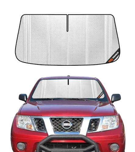 Pigenius Windshield Sun Shade for Nissan Frontier/Xterra 2005-2021, Suzuki Equator 2009-2012. Full...