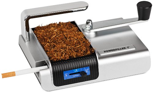 Preisvergleich Produktbild Powerfiller® Zigarettenstopfmaschine Silber Tabak-Stopfmaschine Zigaretten-Stopfmaschine Zigaretten-Maschine Zigaretten-Fertiger für Zigaretten-Hülsen Filter-Hülsen