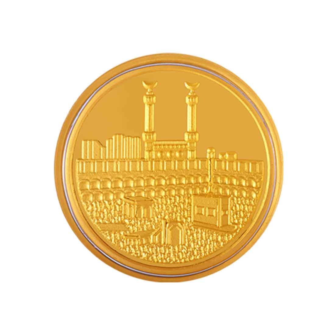 P.C Chandra Jewellers 24KT 999 Yellow Gold Kaaba-Inscribed Foil Coin - 0.2 Gram (B0CP7ZKZDJ) Amazon Price History, Amazon Price Tracker