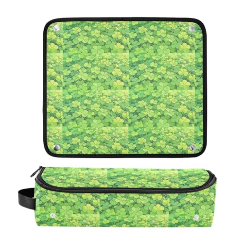 Bolso de viaje para herramientas de cabello con almohadilla resistente al calor, grande para planchas de pelo, estuche para herramientas calientes como rizadores, planchas y estilizadores, diseño simple para mujeres miniatura 3