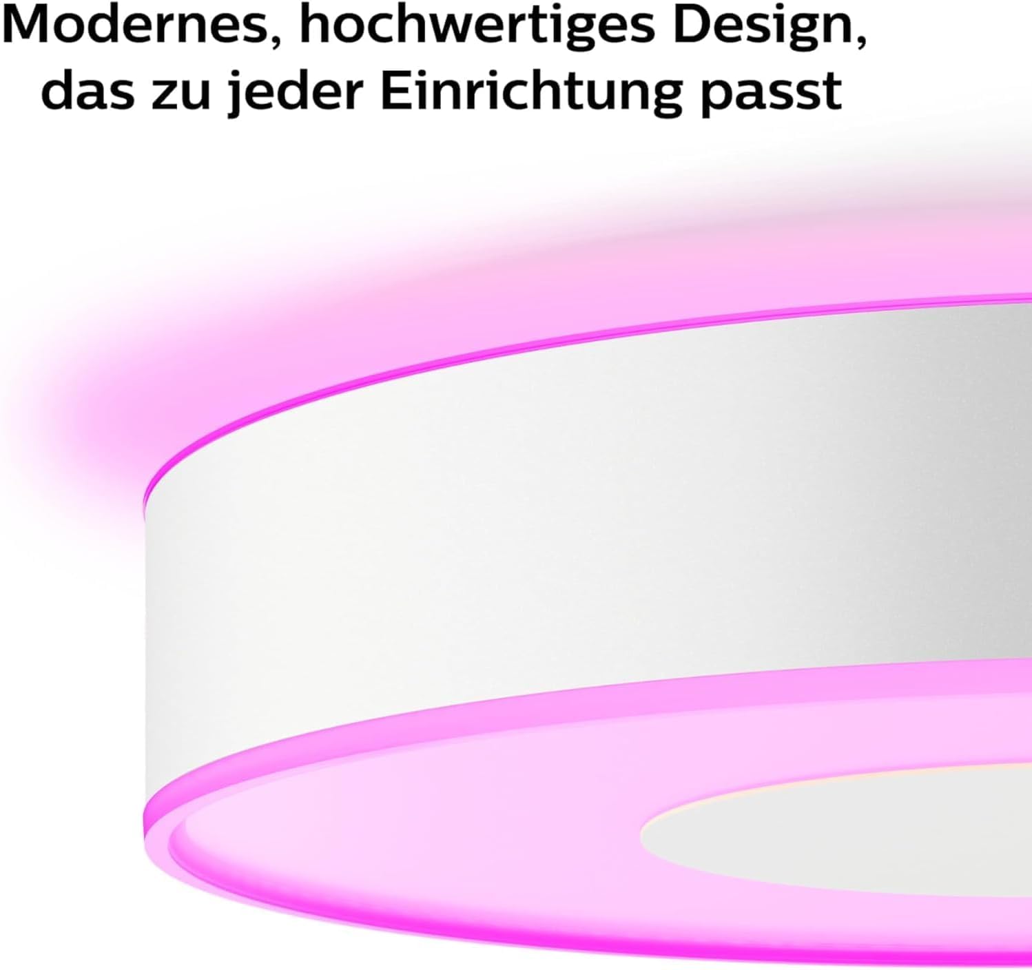 Philips Hue White & Col. Amb. Xamento Deckenl. M weiß