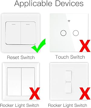 MOES Mini DIY ZigBee Smart Dimmer Switch Module, 2 Gang