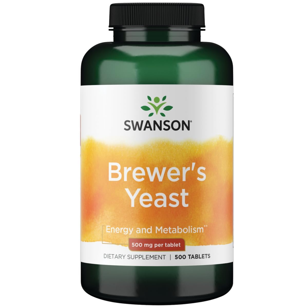 Swanson Brewer's Yeast B Complex Vitamin Formula, 500 mg, 500 Tablets 500 Count (Pack of 1)