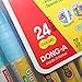Dong-a Toru Window Glass 24 Color Crayon Marker for Window,Mirror,Glass,Plastic