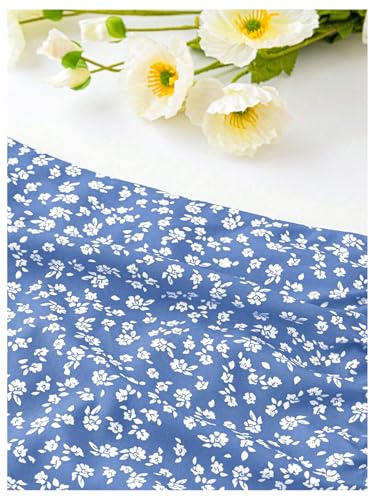 Verdusa Women's Plus Size Ditsy Floral Print Ruffle Skirt Ruched Drawstring Bodycon Mini Skirts3