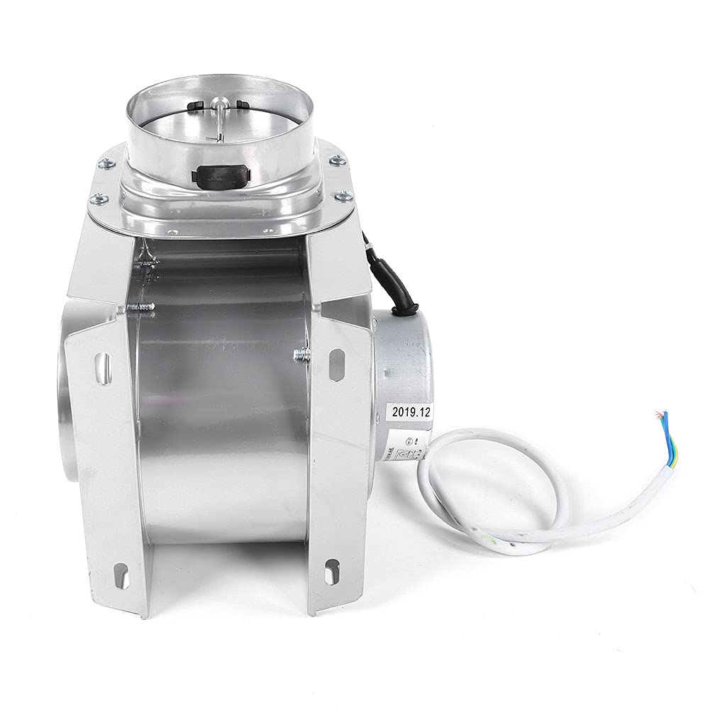 Fafeicy Ventilador de Conducto 250m³/h, Extractor de Aire Silencioso 220V 52W 45dB, Oculto para Baño de Hotel